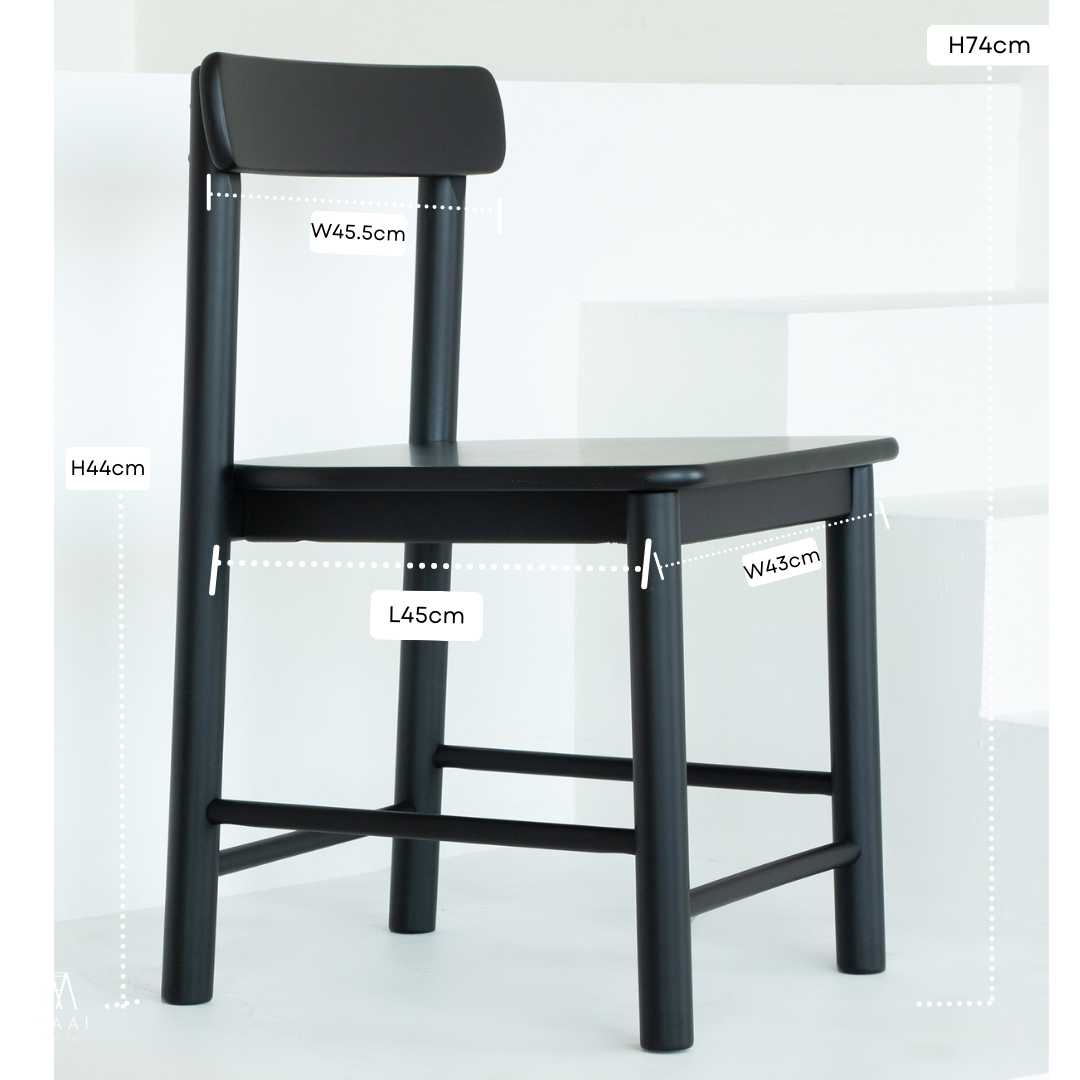 MAAI Design Isu chair เก้าอี้ไม้ สไตล์ Minimal ลวดลายธรรมชาติ