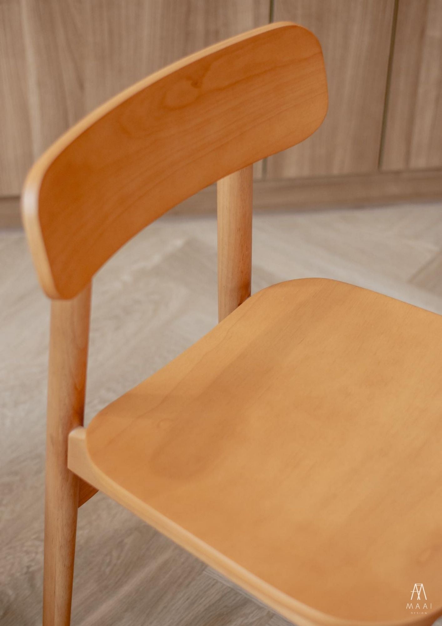 MAAI Design Ryufate chair เก้าอี้ทานข้าว เก้าอี้นั่งทำงาน สไตล์ญี่ปุ่น พร้อมพนัก