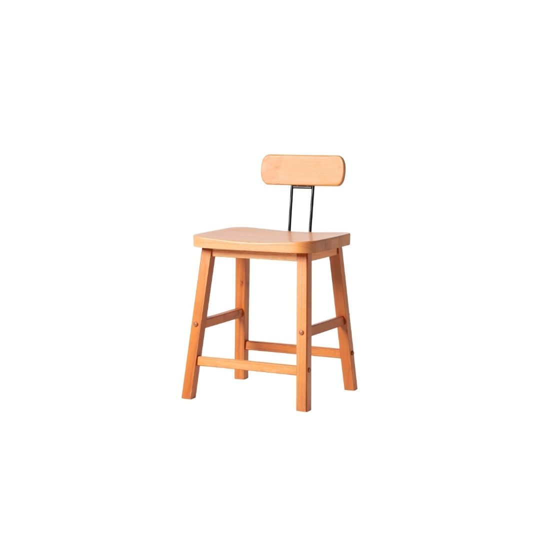 MAAI Design Mazeru stool ที่นั่งสูง45cm เก้าอี้นั่งสตูล สไตล์ญี่ปุ่น พร้อมพนักพิง Main image