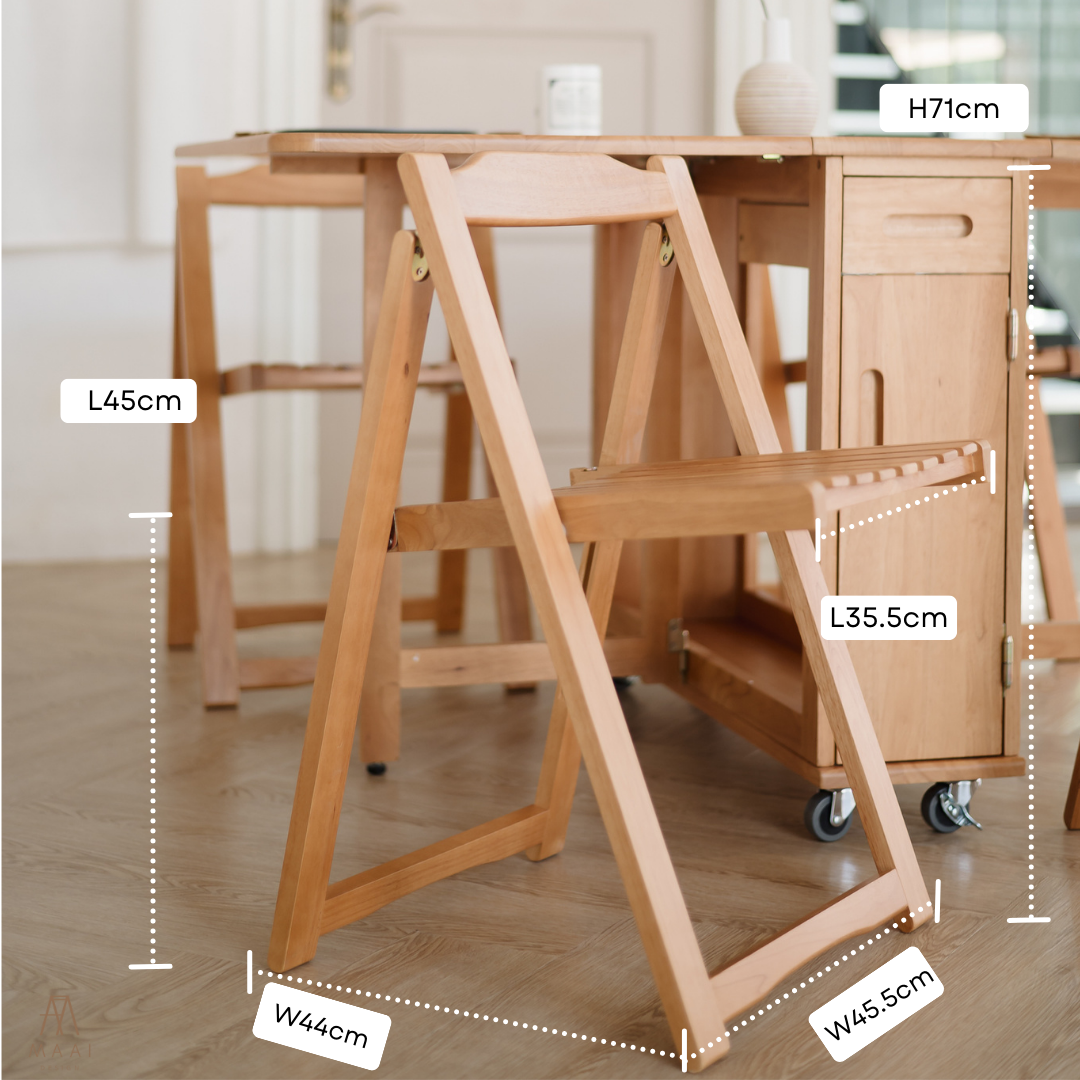 MAAI Design A chair เก้าอี้พับเก็บได้ ประหยัดพื้นที่ อเนกประสงค์