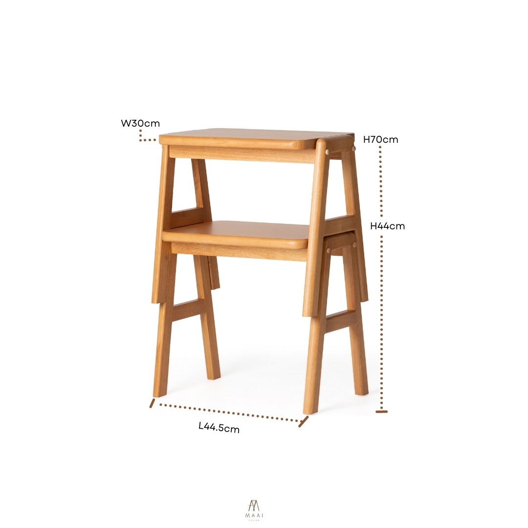 MAAI Design Basho stack เก้าอี้สตูลอเนกประสงค์ สามารถซ้อนกันเพื่อทำชั้นวางได้ จัดเก็บประหยัดพื้นที่