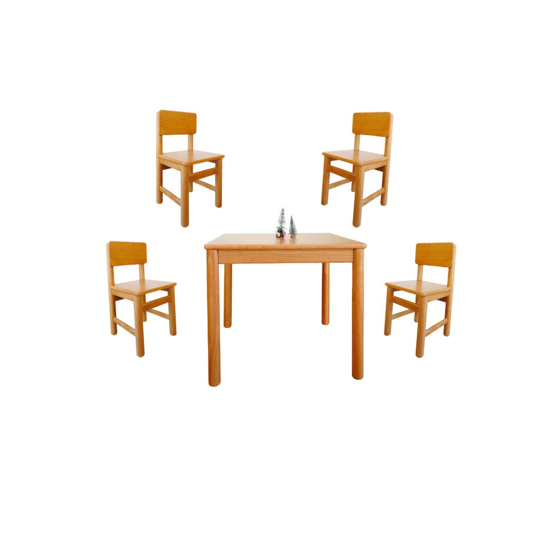 MAAI Design Set Kids Table เซตโต๊ะเด็ก เก้าอีก 2 ตัว / 4 ตัว Main image