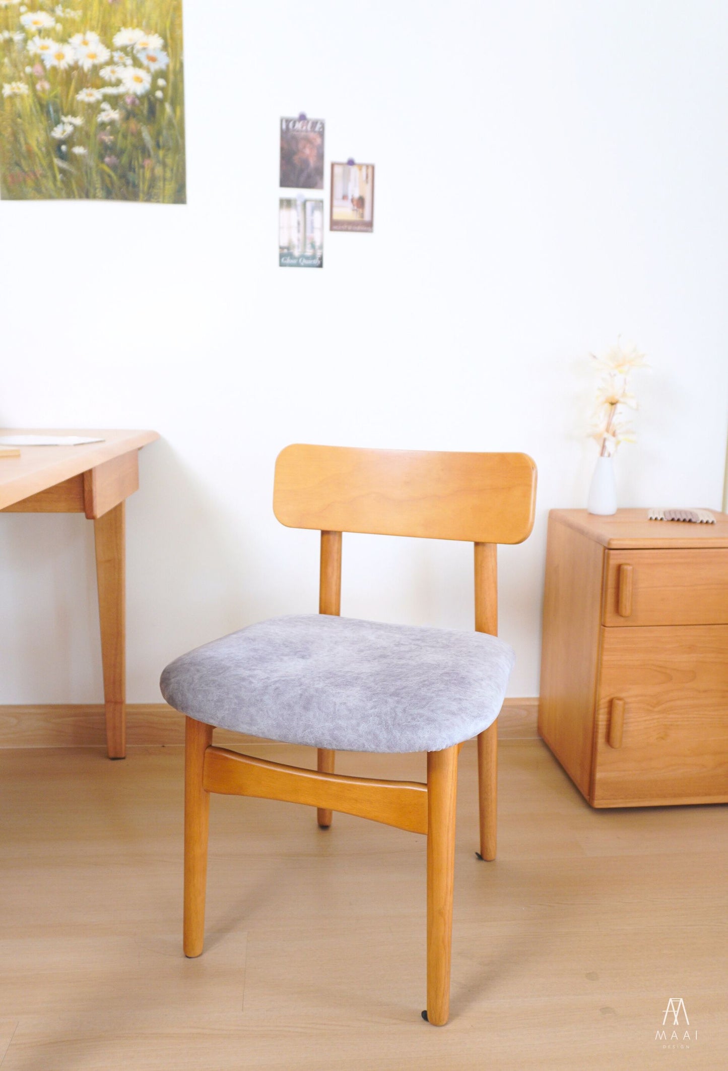 MAAI Design Shita chair เก้าอี้เบาะผ้า เก้าอี้ทานข้าว เก้าอี้นั่งทำงาน