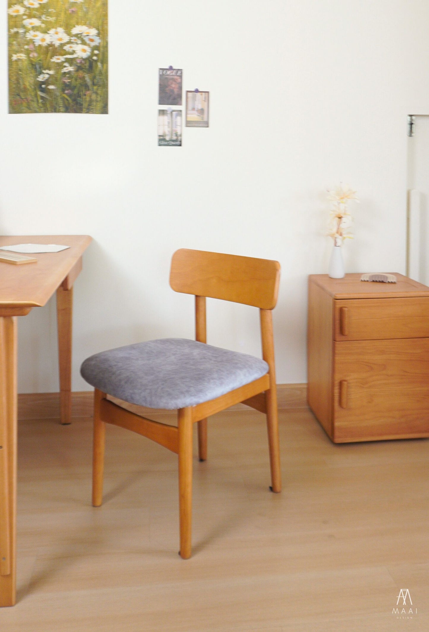 MAAI Design Shita chair เก้าอี้เบาะผ้า เก้าอี้ทานข้าว เก้าอี้นั่งทำงาน