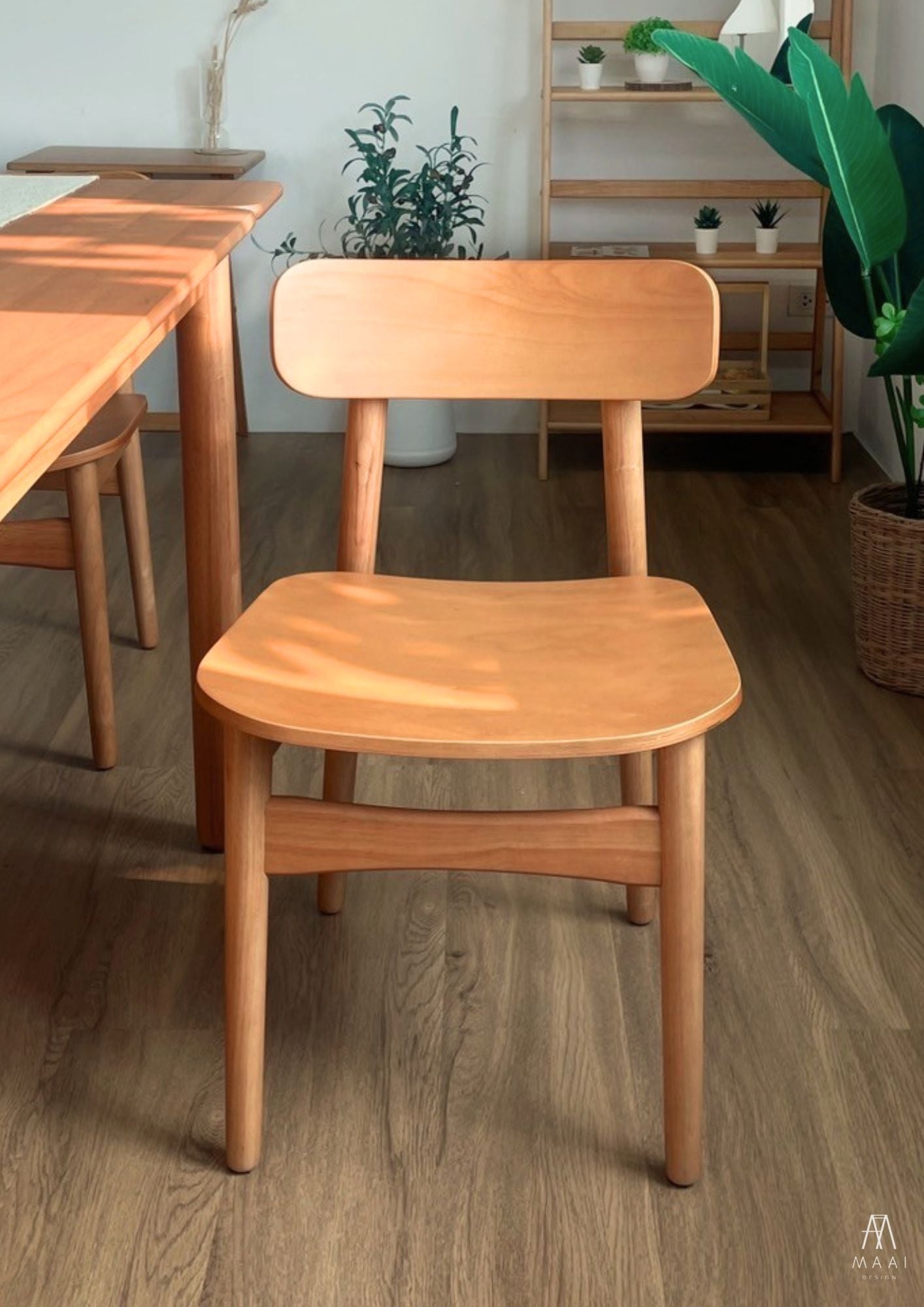 MAAI Design Ryufate chair เก้าอี้ทานข้าว เก้าอี้นั่งทำงาน สไตล์ญี่ปุ่น พร้อมพนัก