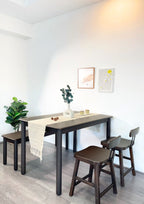 MAAI Design Mazeru stool ที่นั่งสูง45cm เก้าอี้นั่งสตูล สไตล์ญี่ปุ่น พร้อมพนักพิง