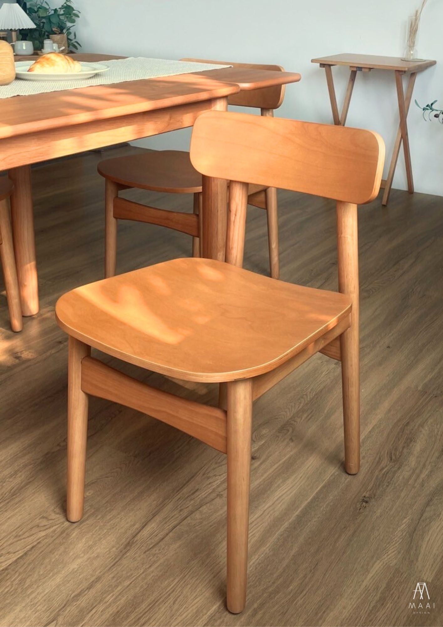 MAAI Design Ryufate chair เก้าอี้ทานข้าว เก้าอี้นั่งทำงาน สไตล์ญี่ปุ่น พร้อมพนัก