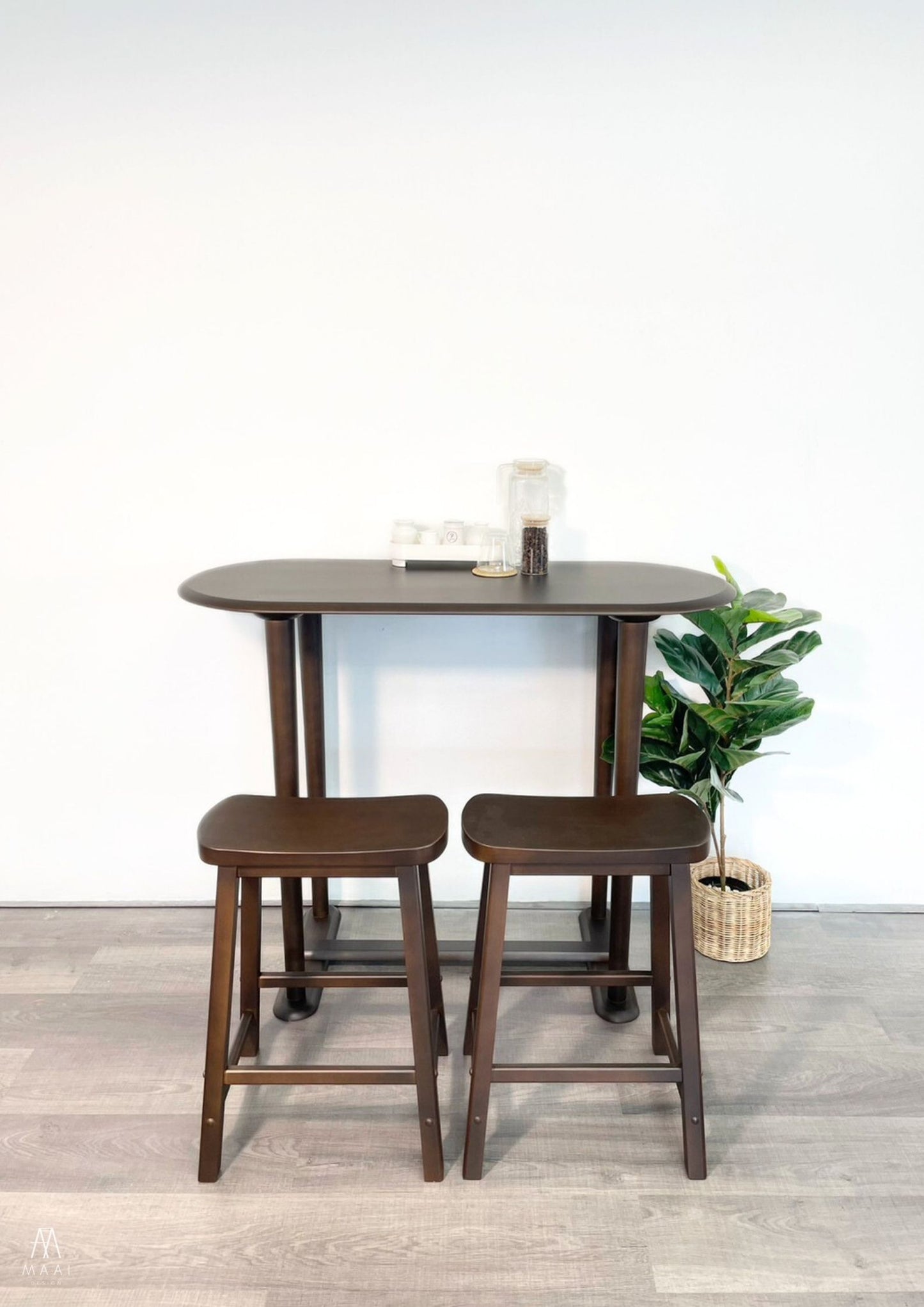 MAAI Design Bakuro stool เก้าอี้นั่งสตูลสูง เก้าอี้บาร์ ประกอบสำเร็จ