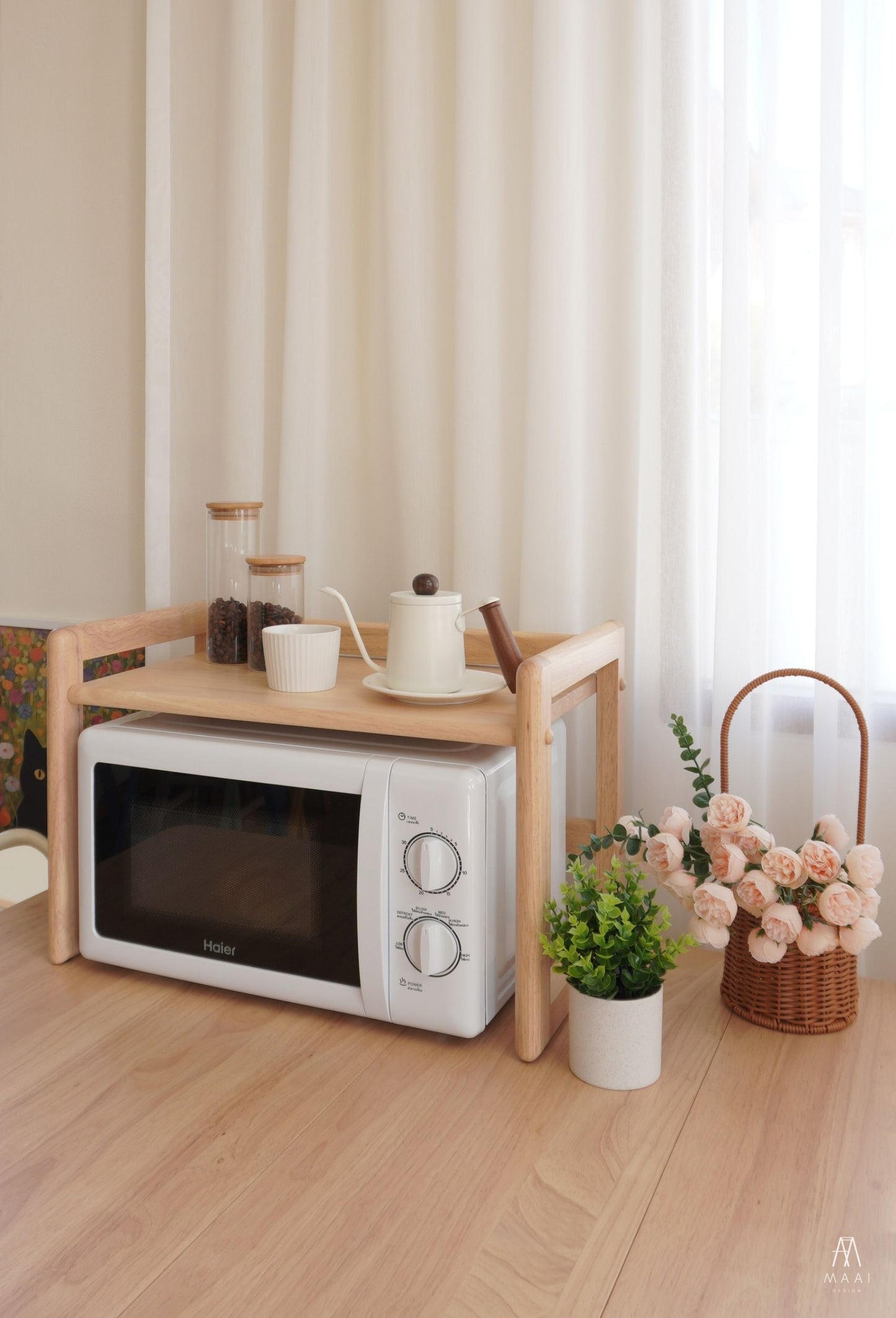 MAAI Design Tosu Shelf ชั้นวางไมโครเวฟขนาดเล็ก ชั้นวางของอเนกประสงค์ หรือชั้นวาง