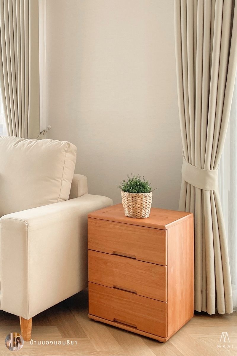 MAAI Design Santo Side Table โต๊ะข้าง อเนกประสงค์ มี3ลิ้นชัก ดีไซน์มินิมอลโดดเด่