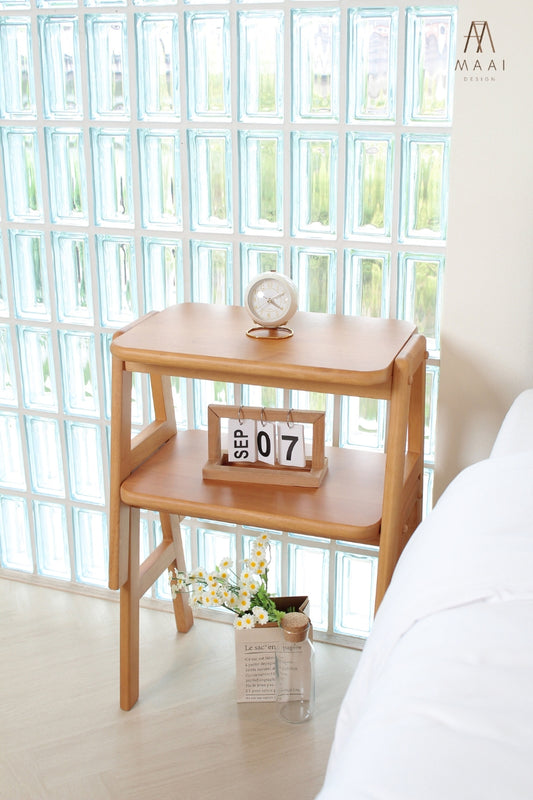 MAAI Design Basho stack เก้าอี้สตูลอเนกประสงค์ สามารถซ้อนกันเพื่อทำชั้นวางได้ จัดเก็บประหยัดพื้นที่