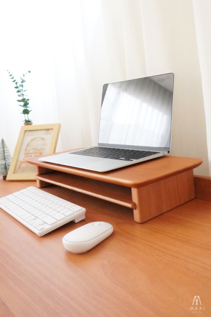 MAAI Design Petite Shelf ชั้นจอคอมพิวเตอร์ ที่เก็บเครื่องเขียน วางโน๊ตบุ๊ค