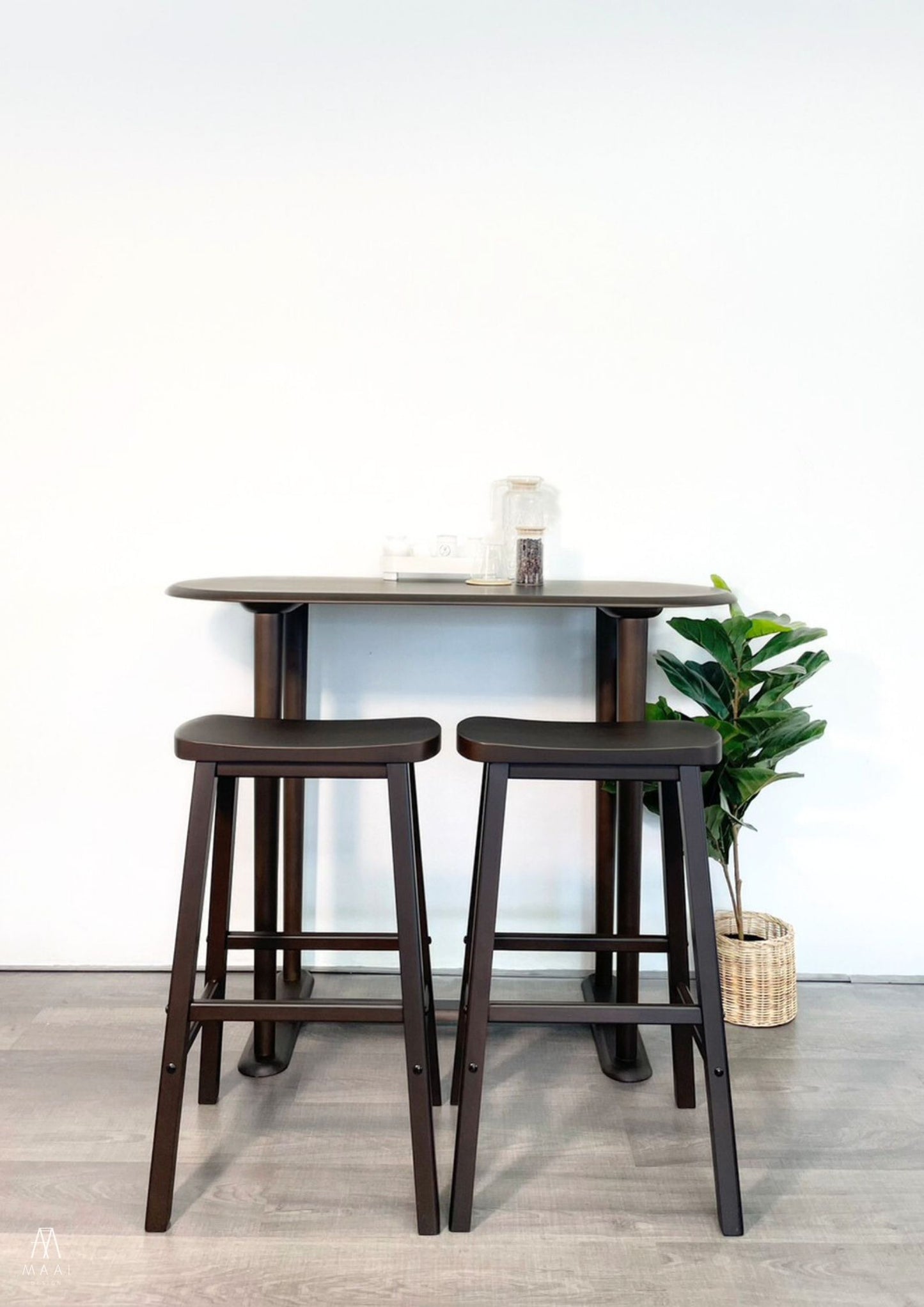 MAAI Design Basuru stool 03203 เก้าอี้นั่งสตูลสูง เก้าอี้บาร์ ประกอบสำเร็จ