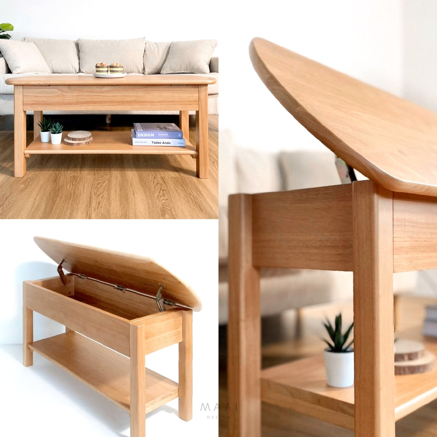 MAAI Design Shusu Bench ชั้นวางรองเท้าพร้อมที่นั่ง ช่วยให้นั่งใส่รองเท้าได้สบายๆ