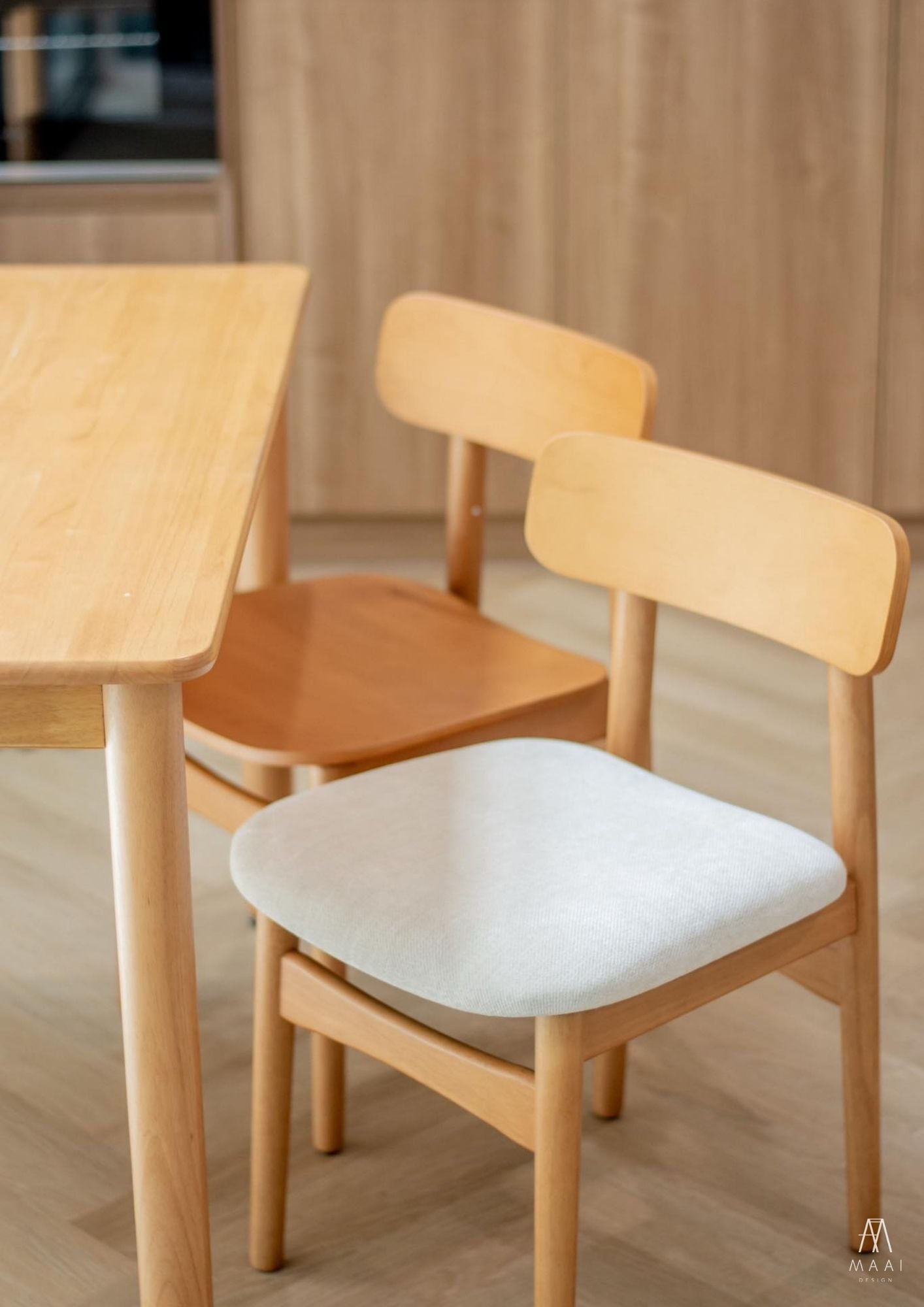 MAAI Design Shita chair เก้าอี้เบาะผ้า เก้าอี้ทานข้าว เก้าอี้นั่งทำงาน