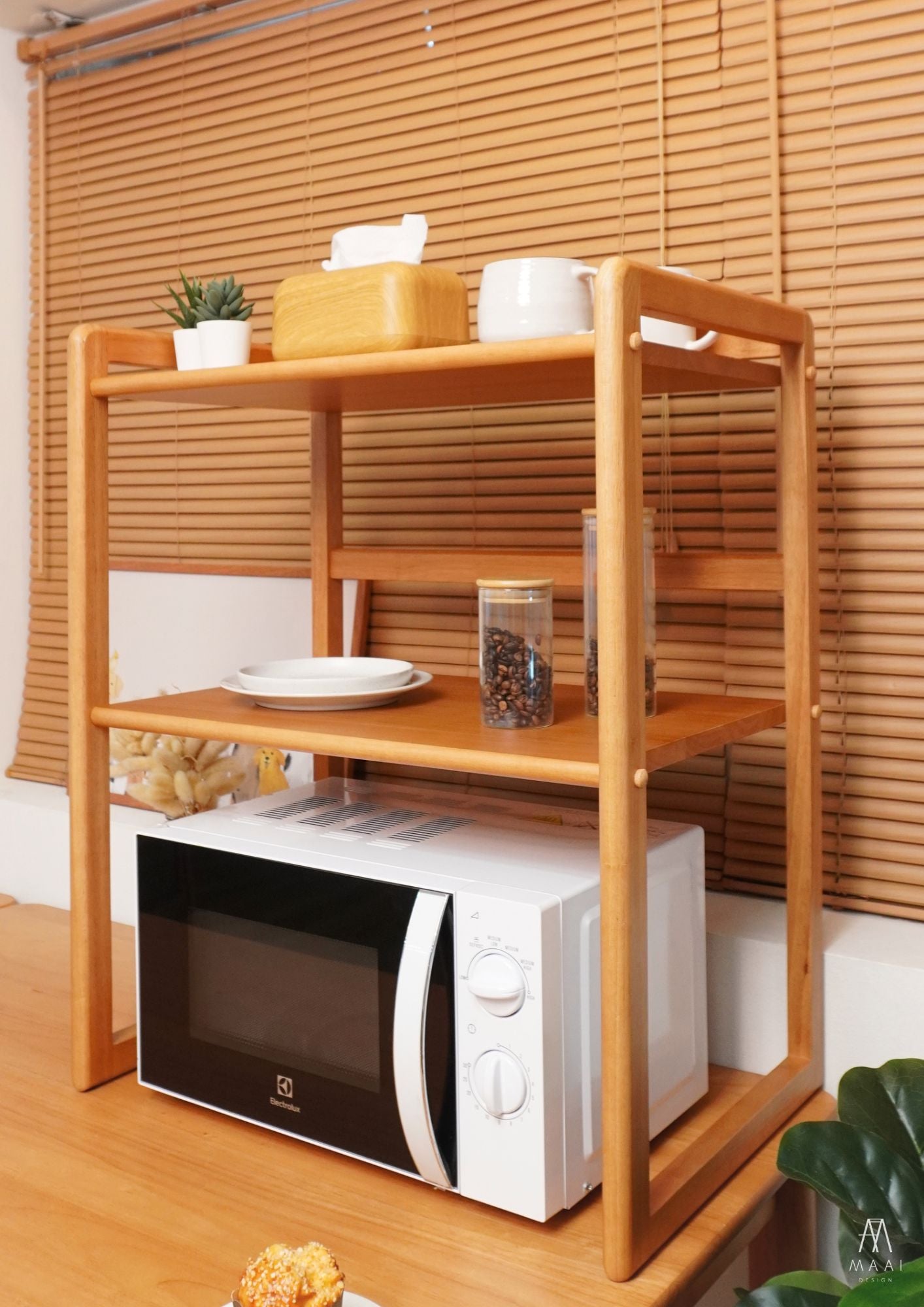 MAAI Design Denshi Shelf ชั้นวางไมโครเวฟ 2ชั้น วางของอเนกประสงค์ หรือชั้นวางเตาอ