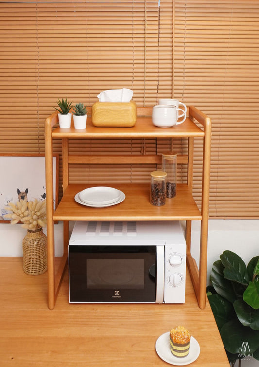 MAAI Design Denshi Shelf ชั้นวางไมโครเวฟ 2ชั้น วางของอเนกประสงค์ หรือชั้นวางเตาอ