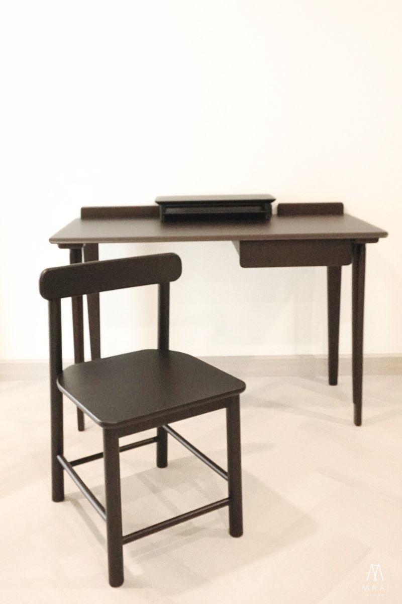 MAAI Design Isu chair เก้าอี้ไม้ สไตล์ Minimal ลวดลายธรรมชาติ