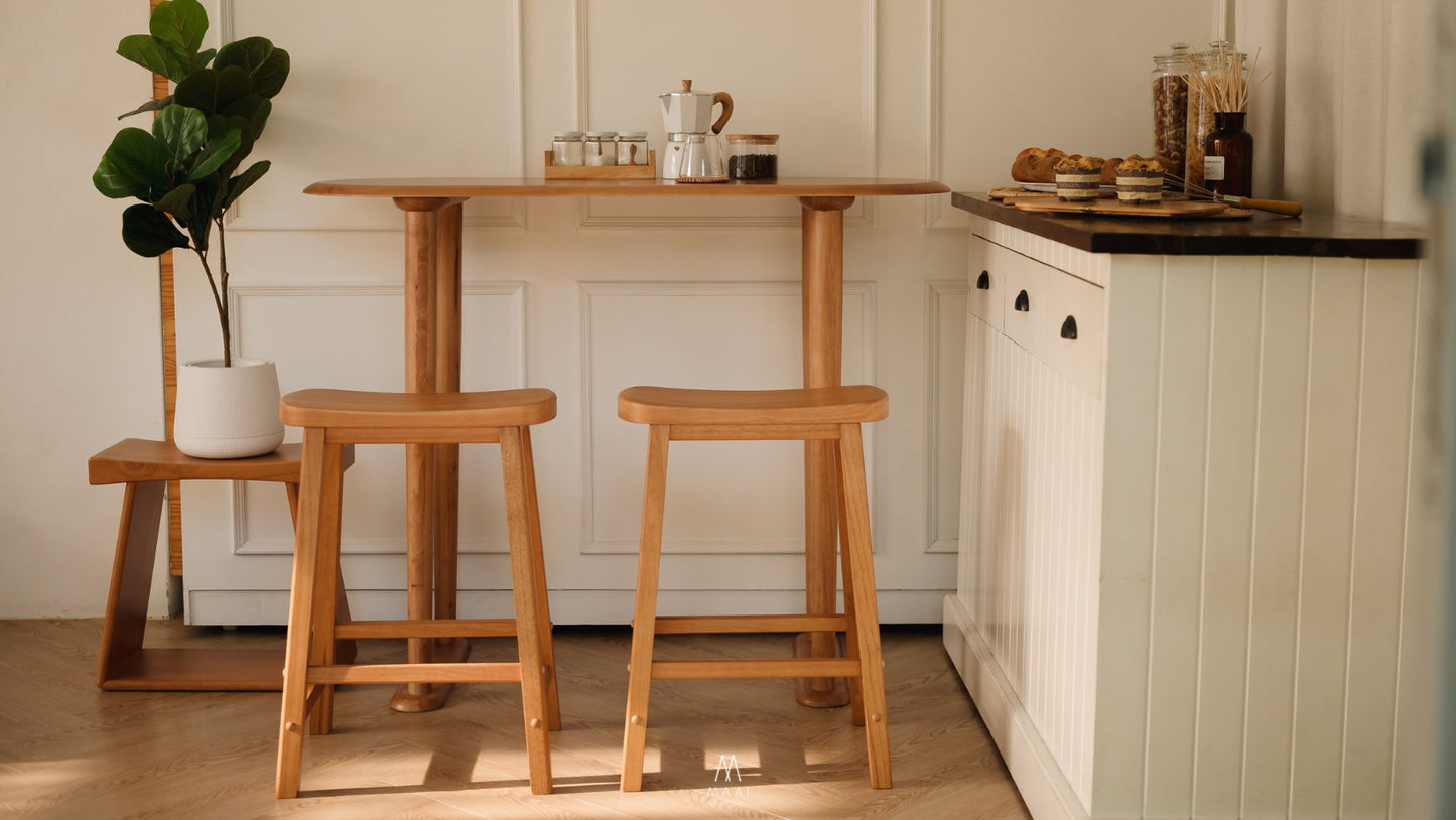MAAI Design Bakuro stool เก้าอี้นั่งสตูลสูง เก้าอี้บาร์ ประกอบสำเร็จ