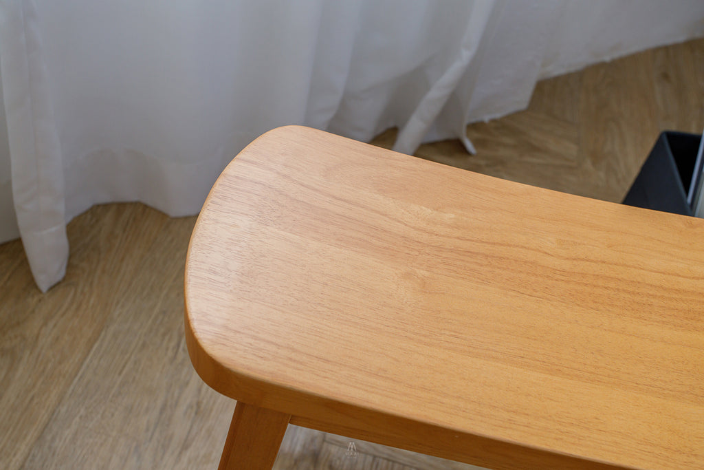 MAAI Design Yokuso stool เก้าอี้นั่งสตูลไม้จริงทั้งตัว ประกอบสำเร็จ