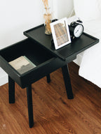 MAAI Design Flip table โต๊ะข้าง อเนกประสงค์ สามารถหมุนฝาโต้ะได้ มีพื้นที่ด้านล่างเพื่อเก็บของ