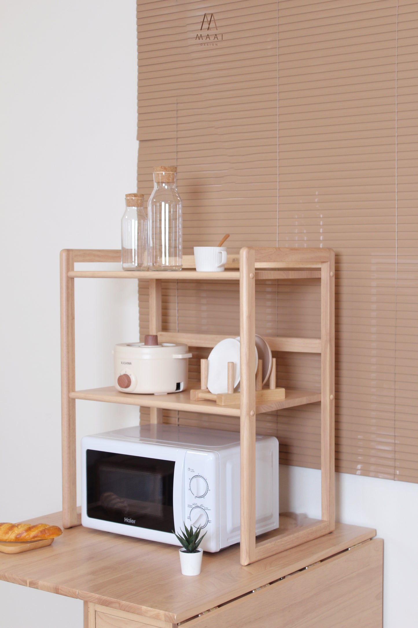 MAAI Design Denshi Shelf ชั้นวางไมโครเวฟ 2ชั้น วางของอเนกประสงค์ หรือชั้นวางเตาอ