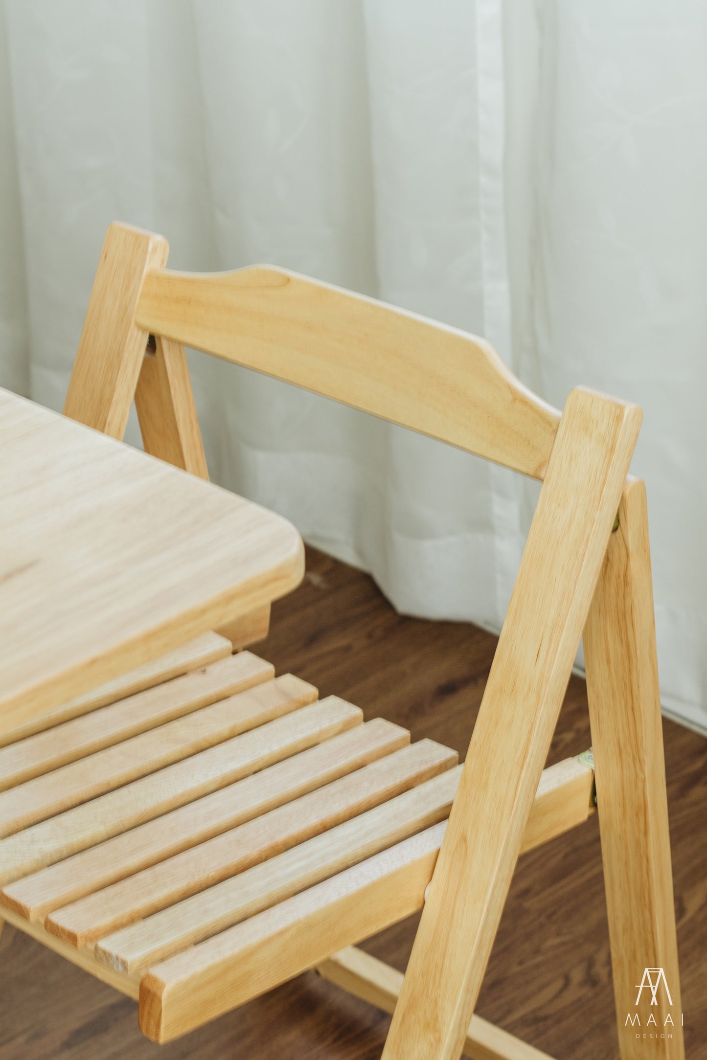 MAAI Design A chair เก้าอี้พับเก็บได้ ประหยัดพื้นที่ อเนกประสงค์